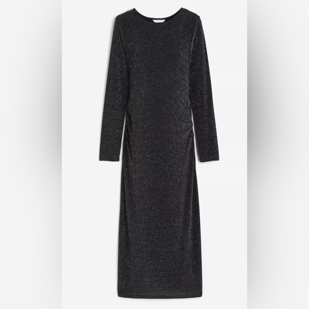 H&M Black Long Sleeve Dress
